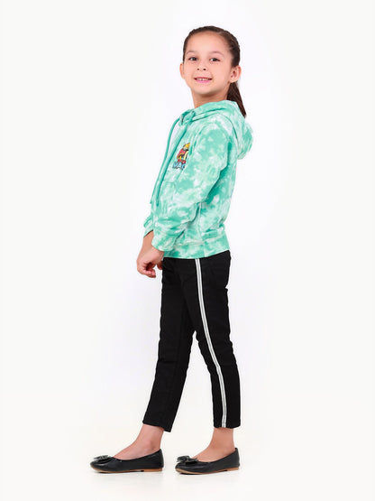 Edenrobe - Girl's Sea Green Hoodie - EGTH22-010