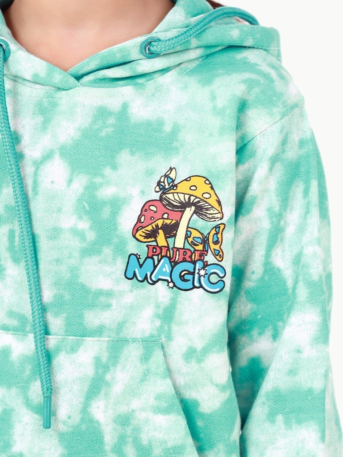 Edenrobe - Girl's Sea Green Hoodie - EGTH22-010