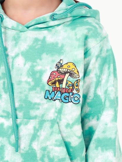 Edenrobe - Girl's Sea Green Hoodie - EGTH22-010