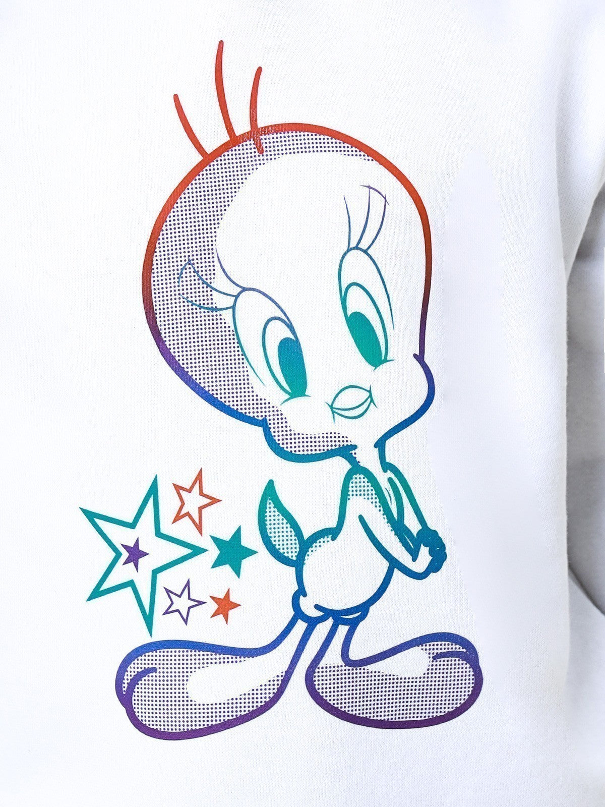 Edenrobe - Girl's White Hoodie - EGTH22-011