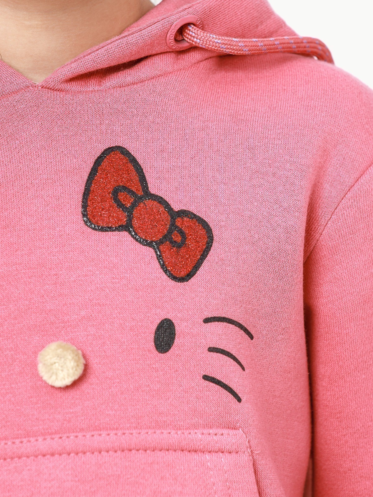 Edenrobe - Girl's Pink Hoodie - EGTH22-014