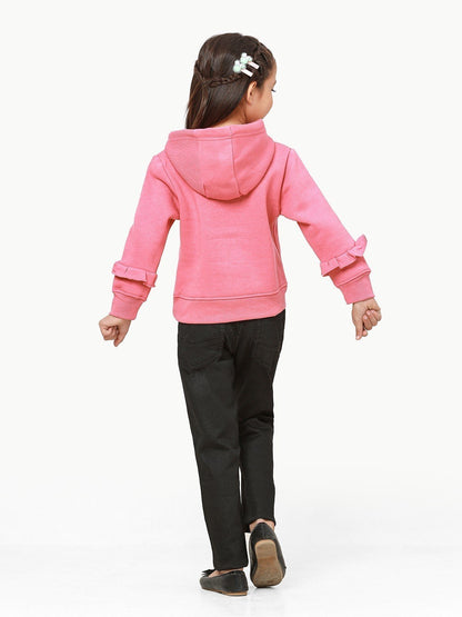 Edenrobe - Girl's Pink Hoodie - EGTH22-014