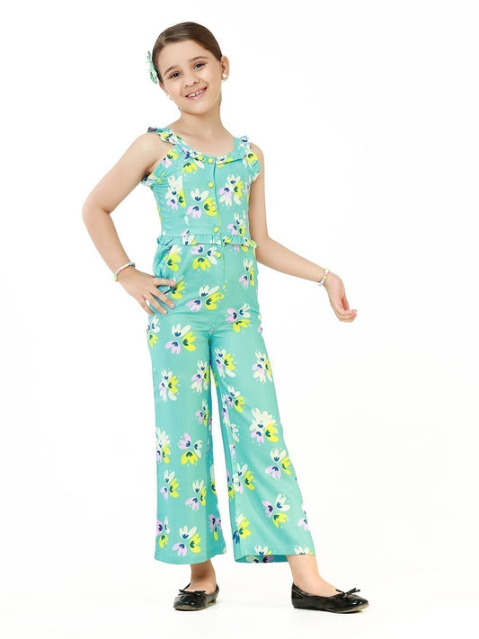 Edenrobe - Girl's Sky Blue Jumpsuit - EGTJSW22-004