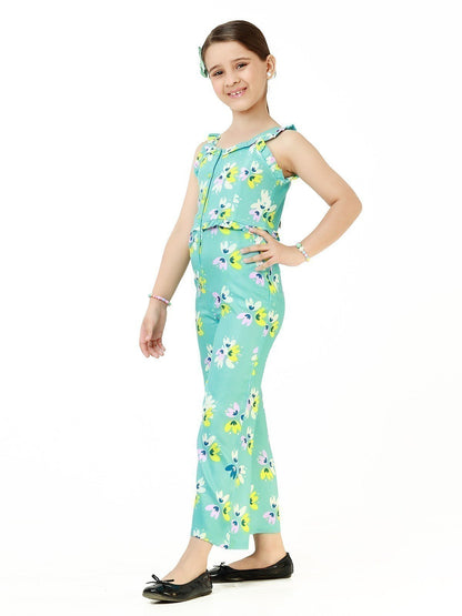Edenrobe - Girl's Sky Blue Jumpsuit - EGTJSW22-004
