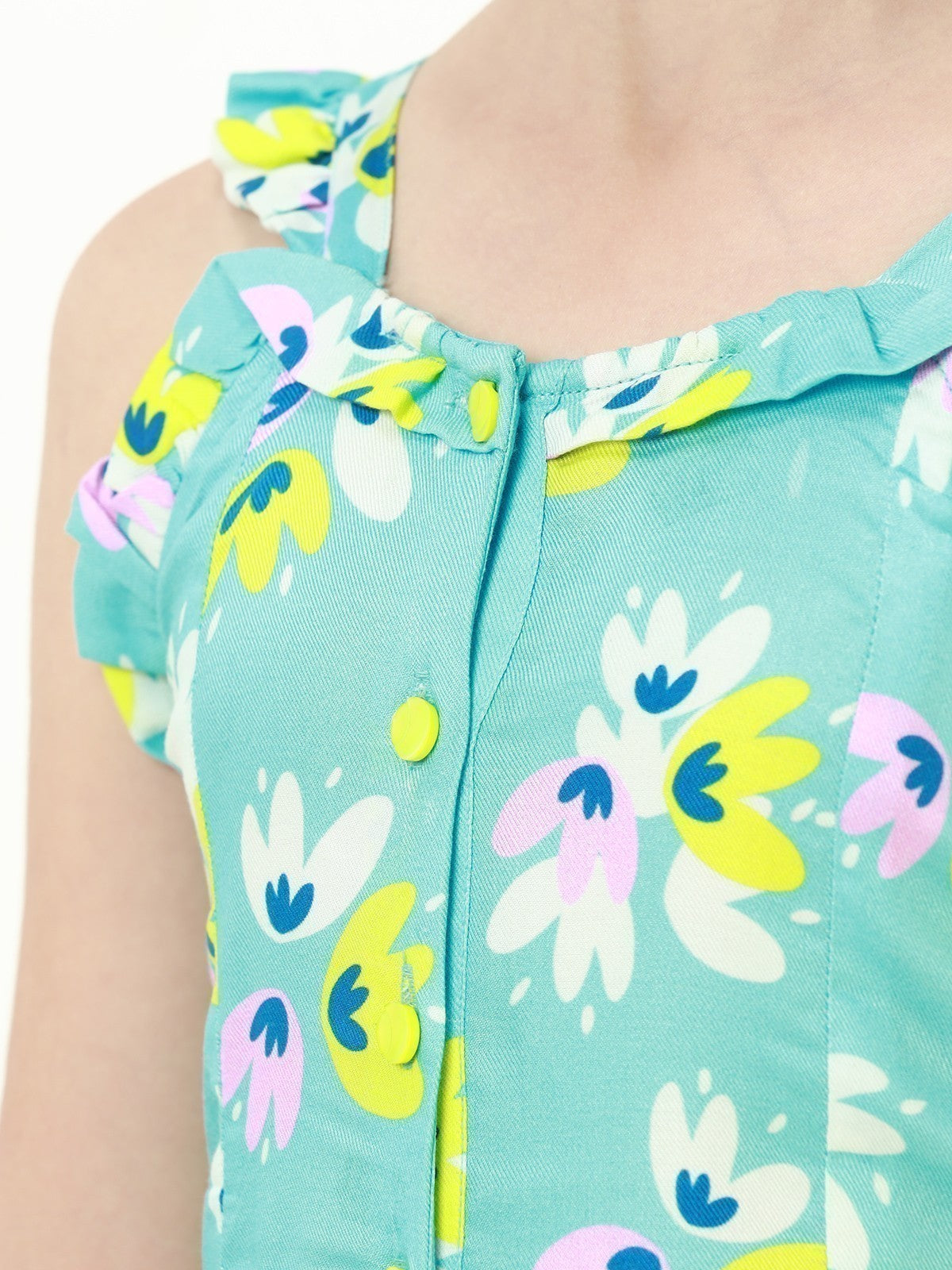 Edenrobe - Girl's Sky Blue Jumpsuit - EGTJSW22-004