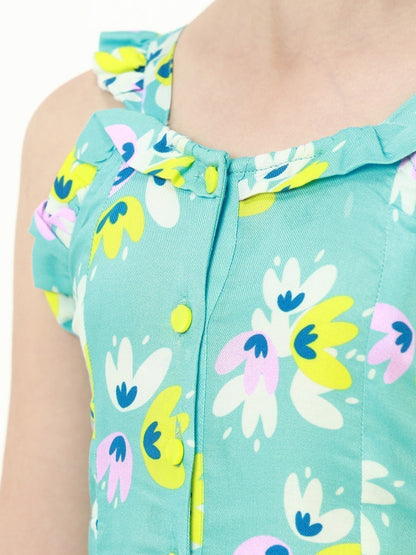 Edenrobe - Girl's Sky Blue Jumpsuit - EGTJSW22-004