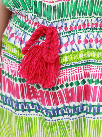 Edenrobe - Girl's Green Multi Jumpsuit - EGTJSW22-005