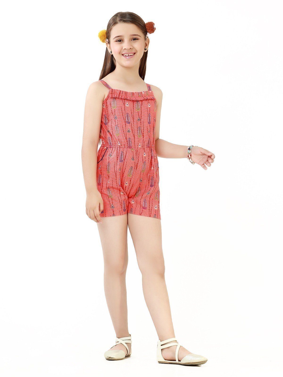 Edenrobe - Girl's Coral Jumpsuit - EGTJSW22-007
