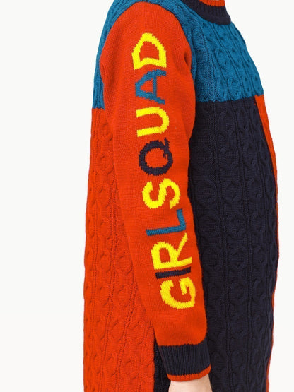 Edenrobe - Girl's Multi Sweater Frock - EGTSF22-006