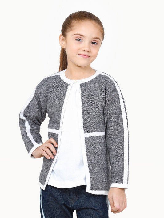 Edenrobe - Girl's Grey Sweater - EGTSWT22-012
