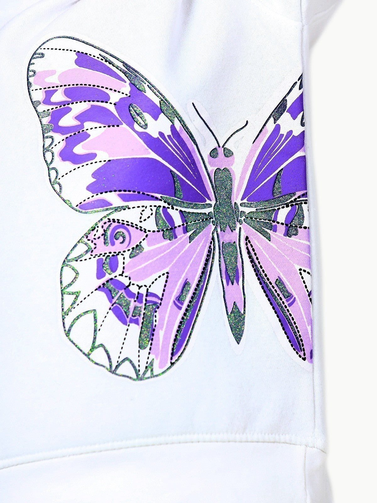 Edenrobe - Girl's White Sweatshirt - EGTSS22-001