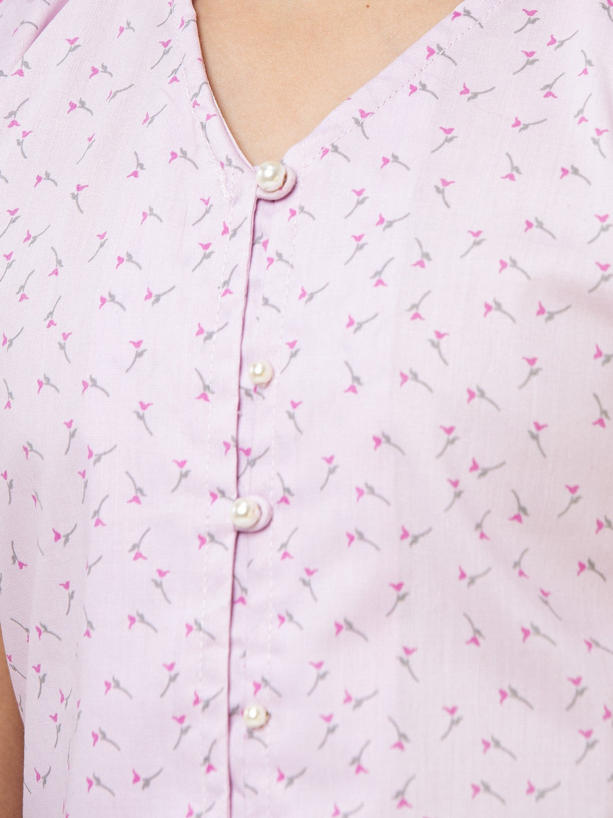 Edenrobe - Girl's Light Pink Fusion Top - EGTW22-025