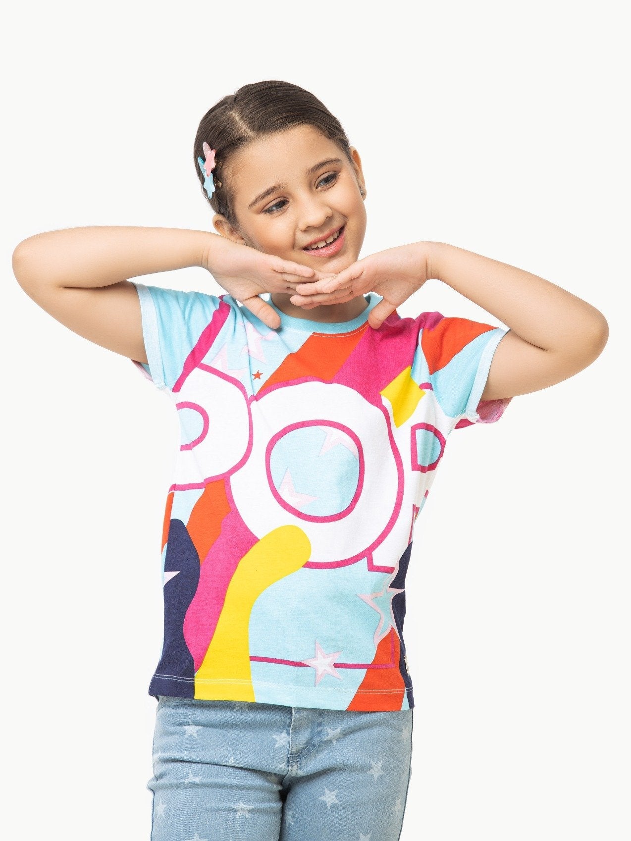 Edenrobe - Girl's Light Blue Top - EGTK21-001