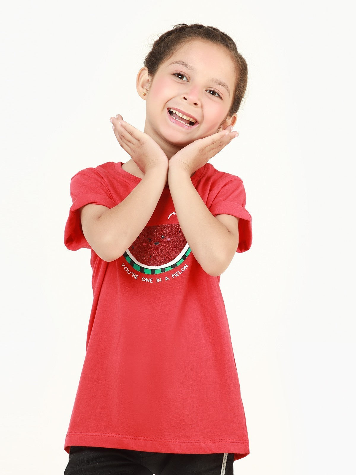 Edenrobe - Girl's Red Top - EGTK22-006