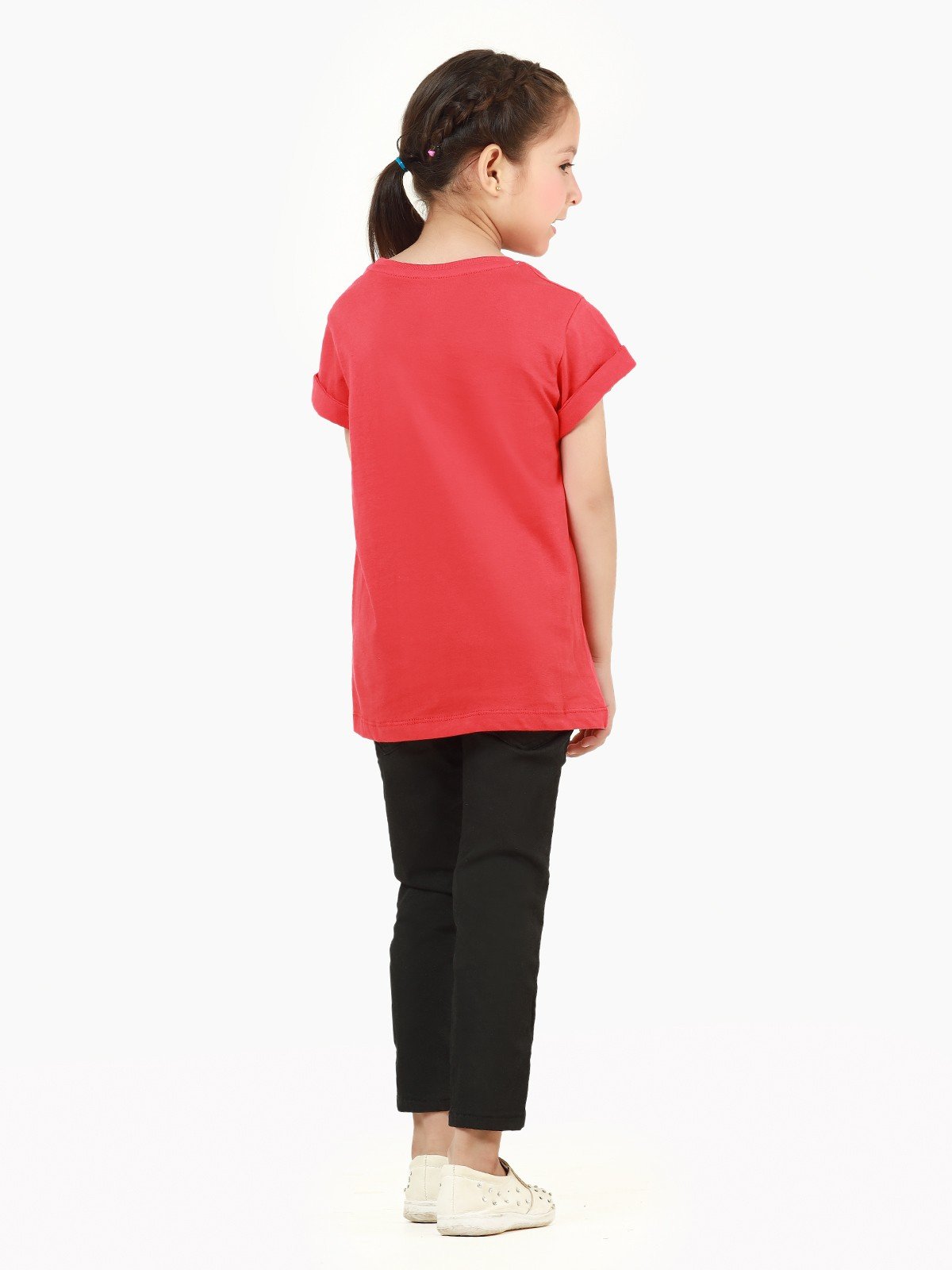 Edenrobe - Girl's Red Top - EGTK22-006