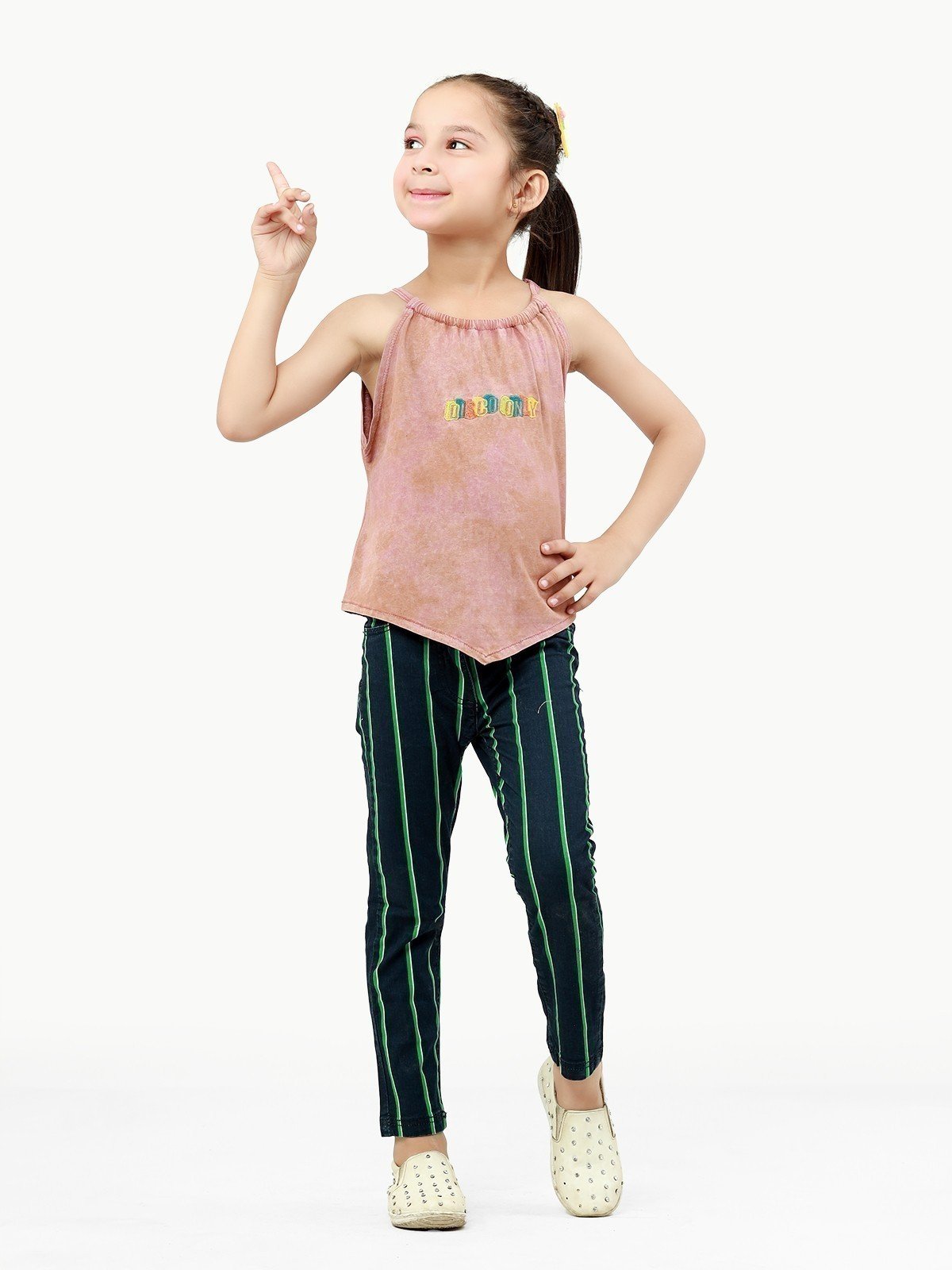 Edenrobe - Girl's Peach Top - EGTK22-022