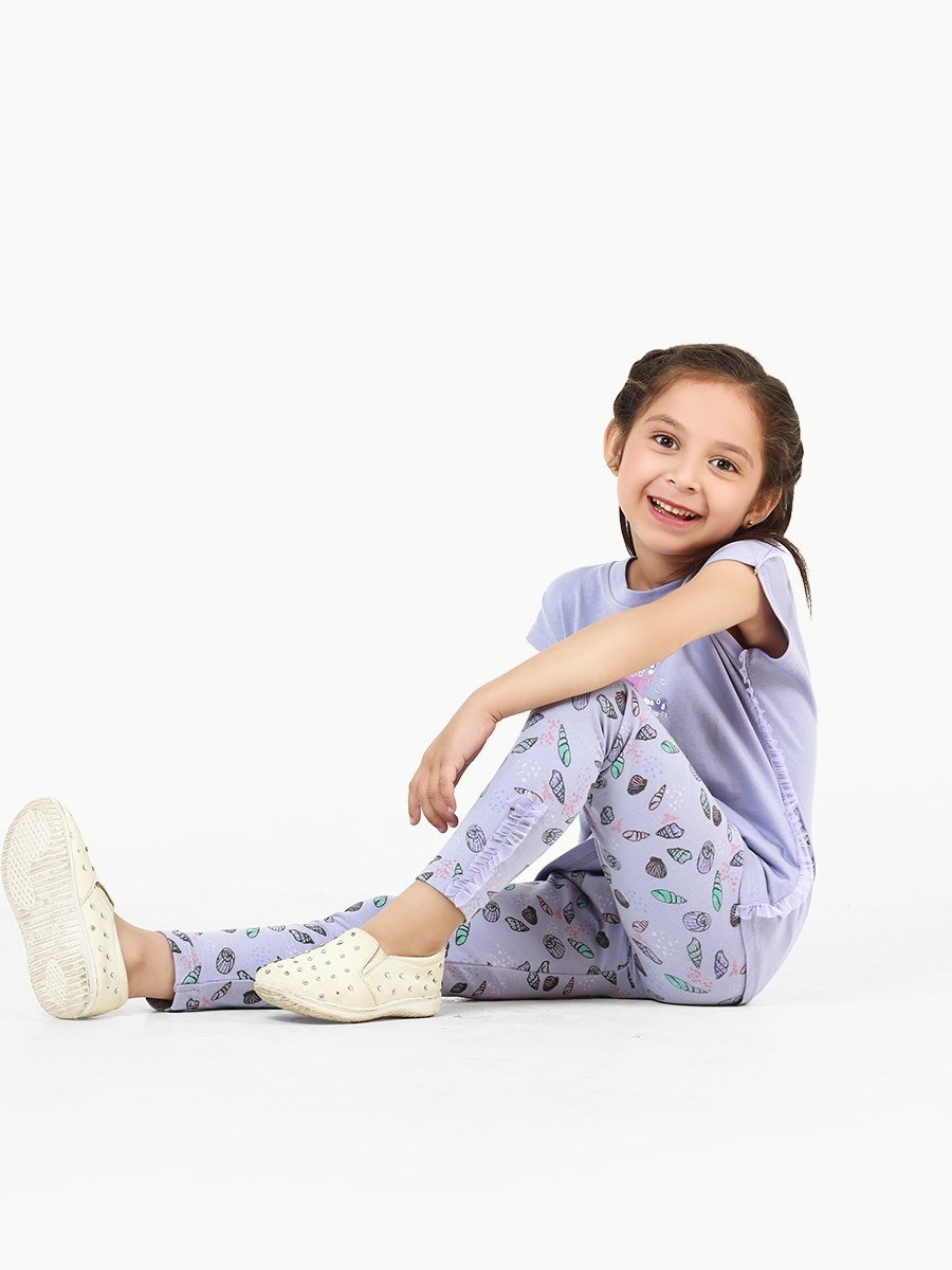 Edenrobe - Girl's Purple Top - EGTS21-001