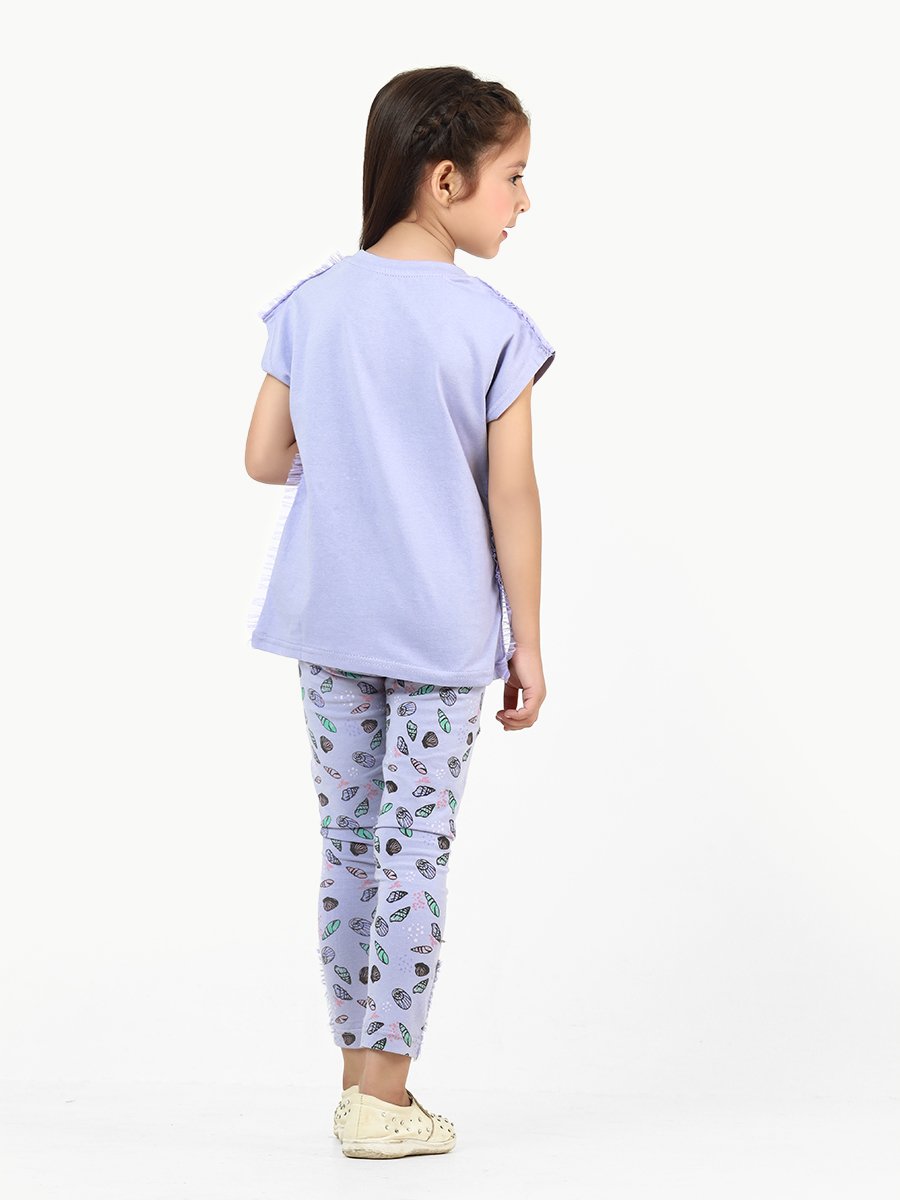 Edenrobe - Girl's Purple Top - EGTS21-001