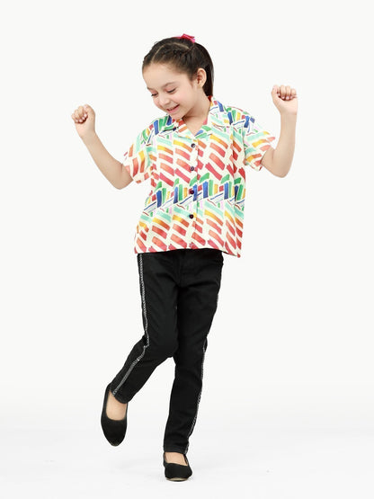 Edenrobe - Girl's Multi Top - EGTW22-022