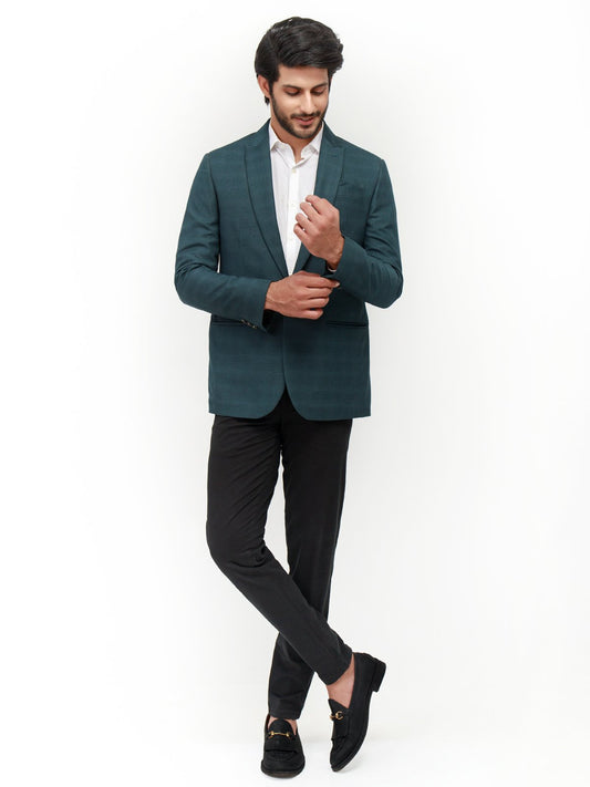 Edenrobe - Men's Teal Blazer - EMTB21-6758