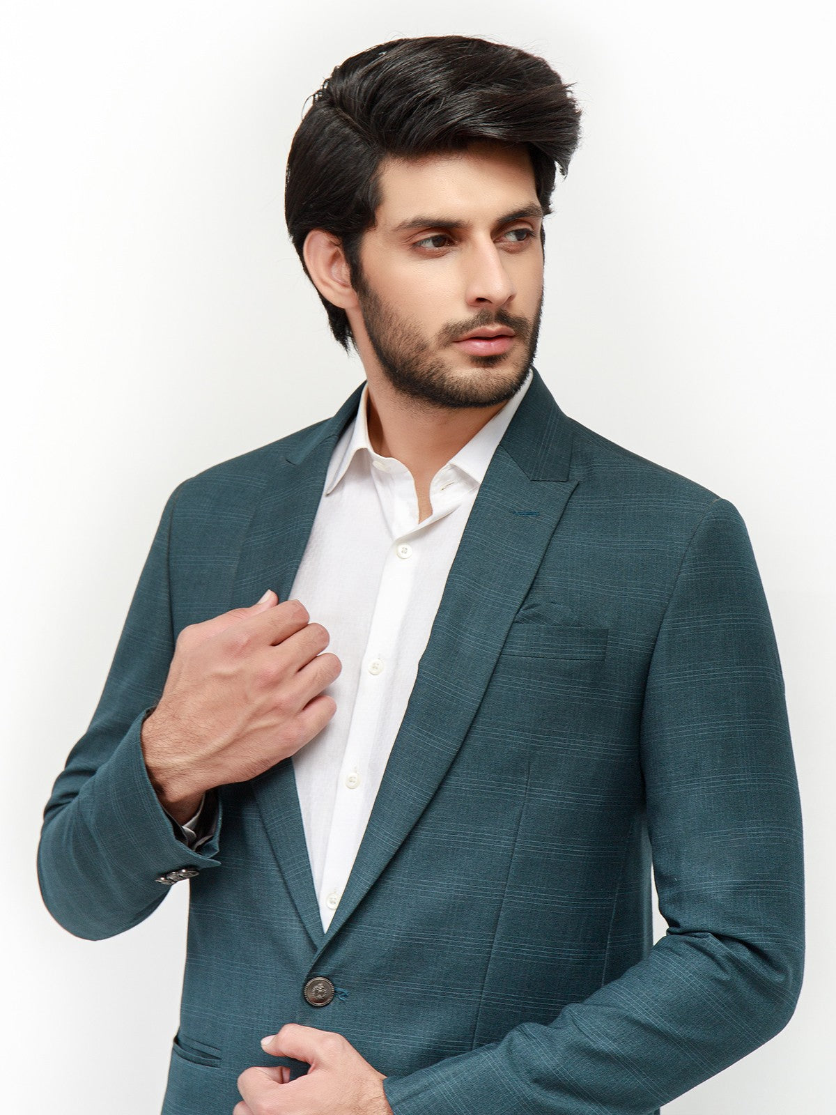 Edenrobe - Men's Teal Blazer - EMTB21-6758