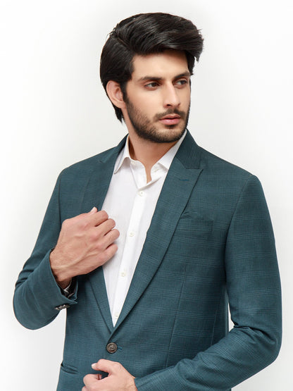 Edenrobe - Men's Teal Blazer - EMTB21-6758