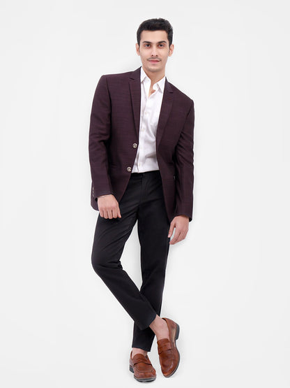 Edenrobe - Men's Plum Blazer - EMTB22-6763