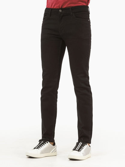 Edenrobe - Men's Black Jeans Pant - EMBPD22-007
