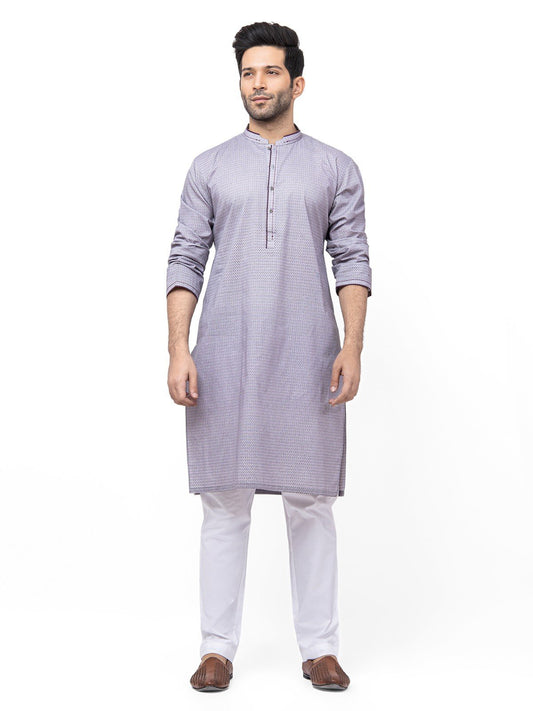 Edenrobe - Men's Purple Kurta - EMTK22S-99165