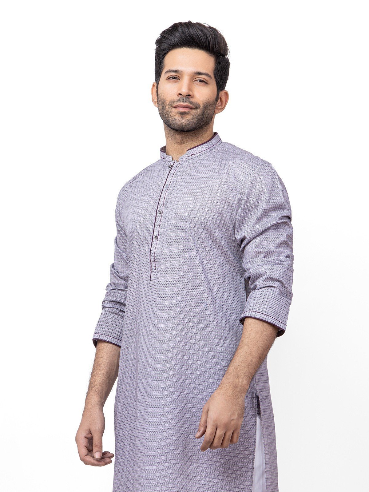 Edenrobe - Men's Purple Kurta - EMTK22S-99165