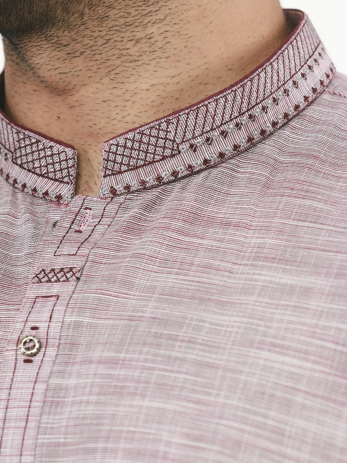 Edenrobe - Men's Maroon Kurta - EMTK22S-99216