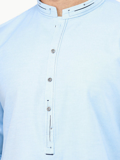Edenrobe - Men's Sky Blue Kurta - EMTK22S-99217