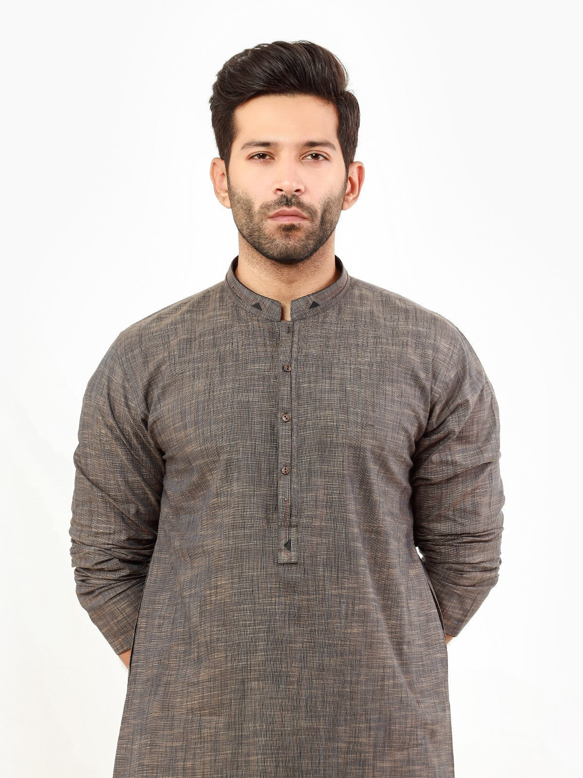 Edenrobe - Men's Brown Kurta - EMTK22S-99223