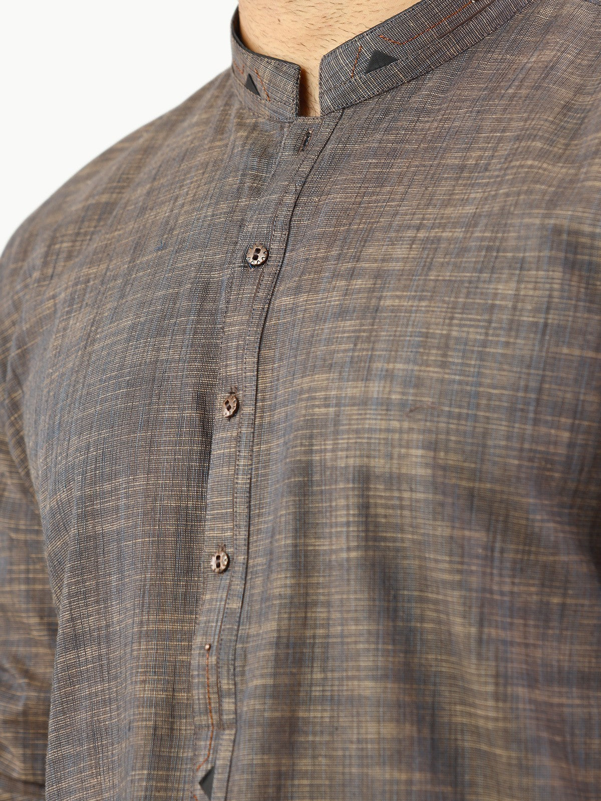 Edenrobe - Men's Brown Kurta - EMTK22S-99223