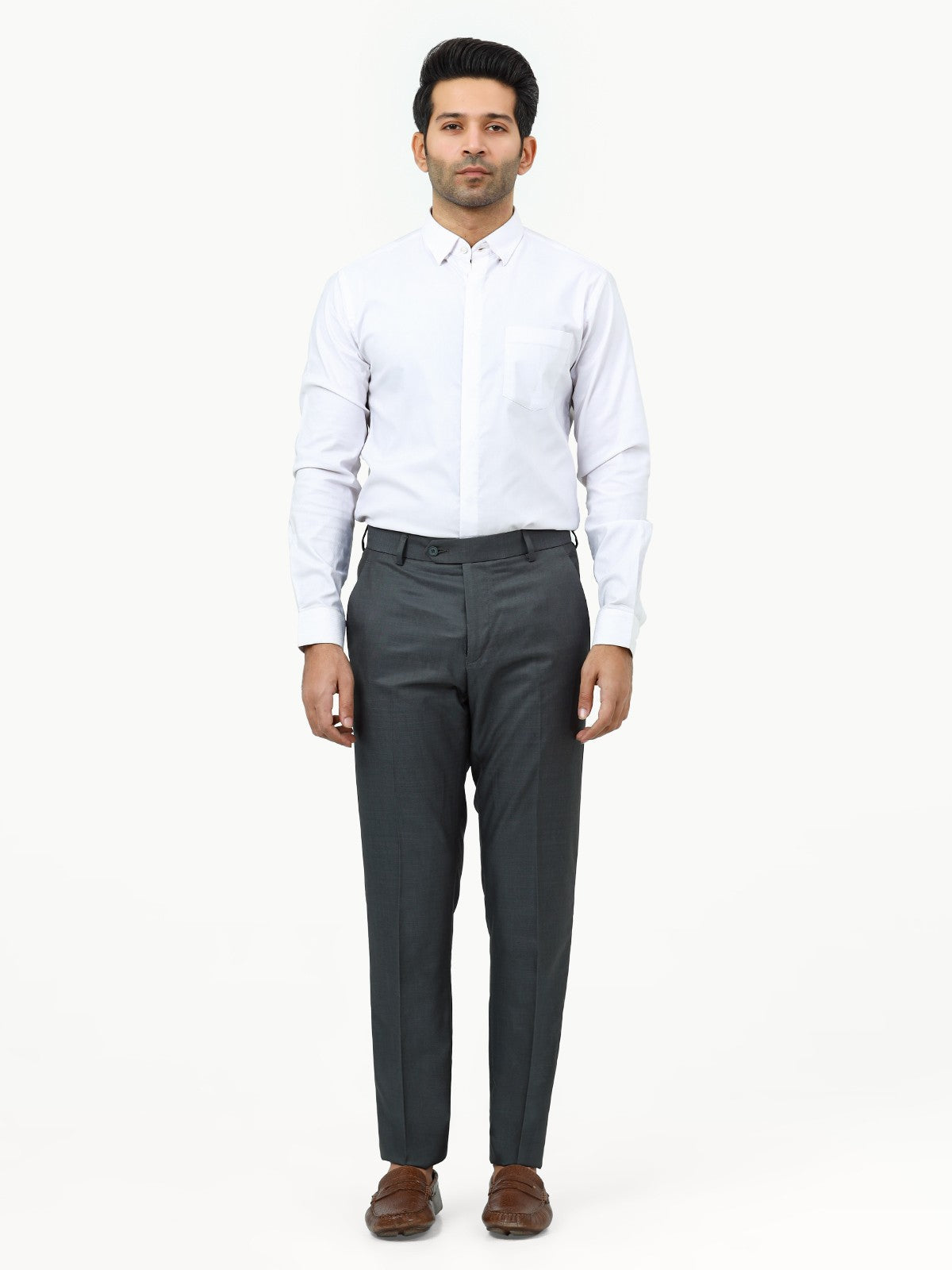 Edenrobe - Men's Grey Pant - EMBPF22-15223