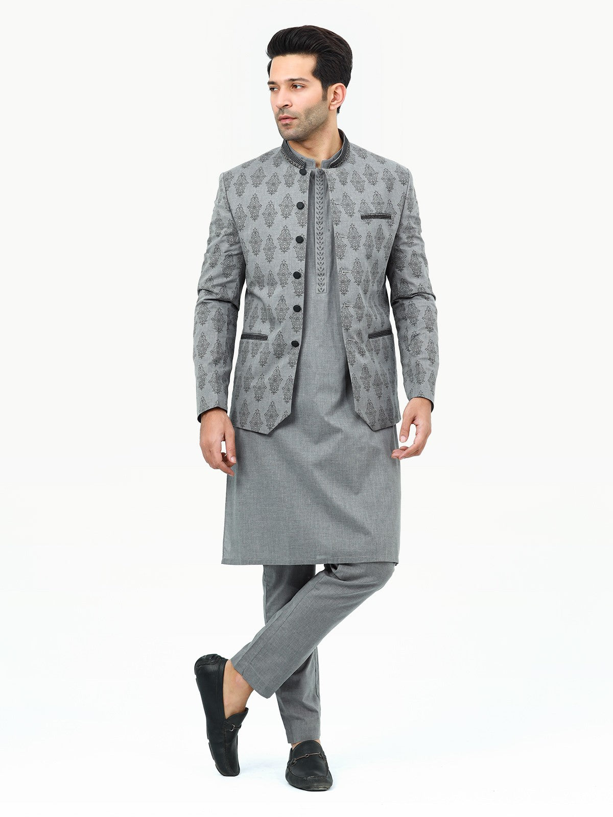 Edenrobe - Men's Grey Prince Suit - EMTPCS22-003 – Western.pk