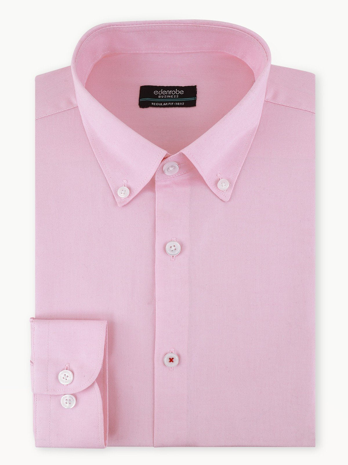Edenrobe - Men's Pink Shirt Plain - EMTSB22-098
