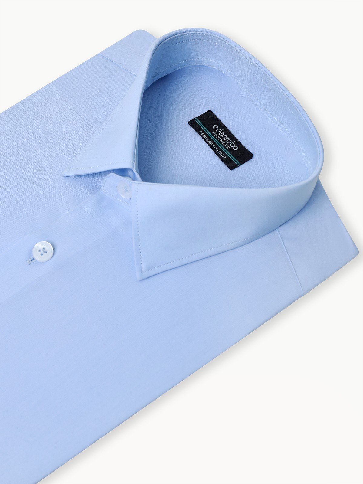 Edenrobe - Men's Sky Blue Shirt Plain - EMTSB22-121