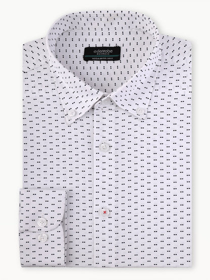 Edenrobe - Men's White Shirt - EMTSB22-090