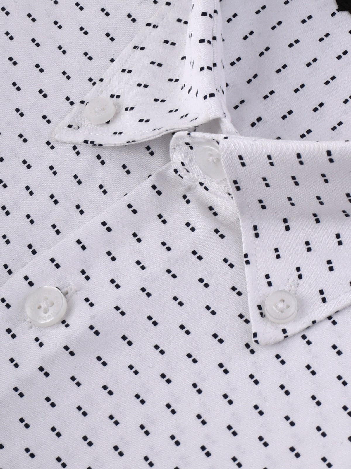 Edenrobe - Men's White Shirt - EMTSB22-090