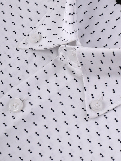 Edenrobe - Men's White Shirt - EMTSB22-090