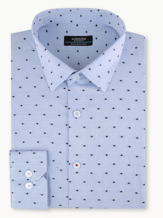 Edenrobe - Men's Sky Blue Shirt - EMTSB22-094