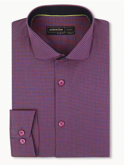 Edenrobe - Men's Purple Shirt - EMTSI22-50228