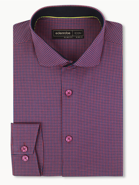 Edenrobe - Men's Purple Shirt - EMTSI22-50228
