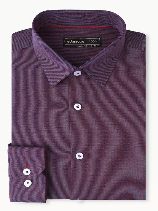 Edenrobe - Men's Purple Shirt - EMTSI22-50263