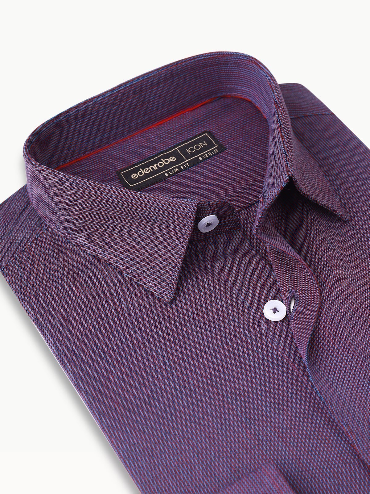 Edenrobe - Men's Purple Shirt - EMTSI22-50263