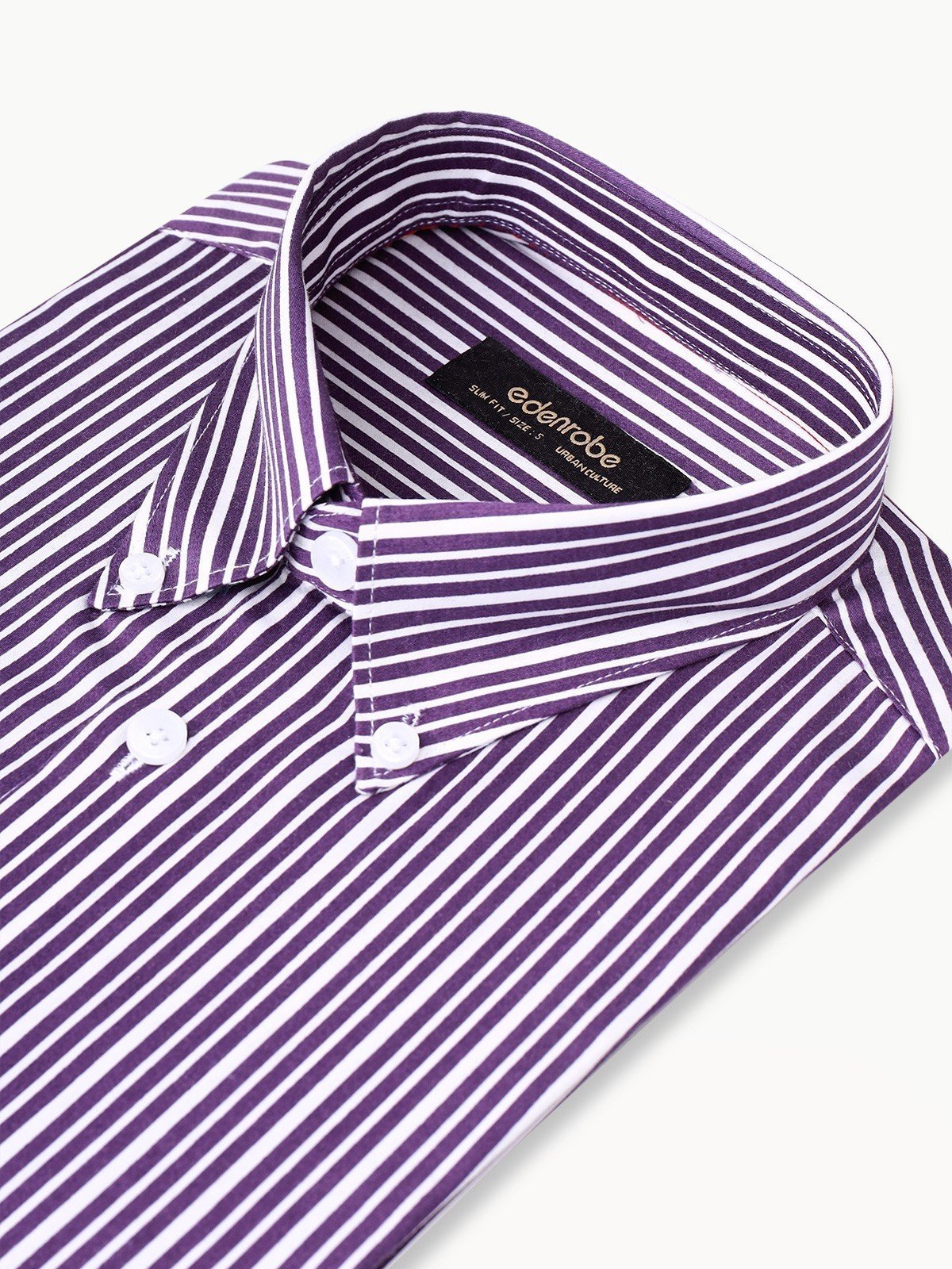 Edenrobe - Men's Purple Shirt - EMTSUC22-166