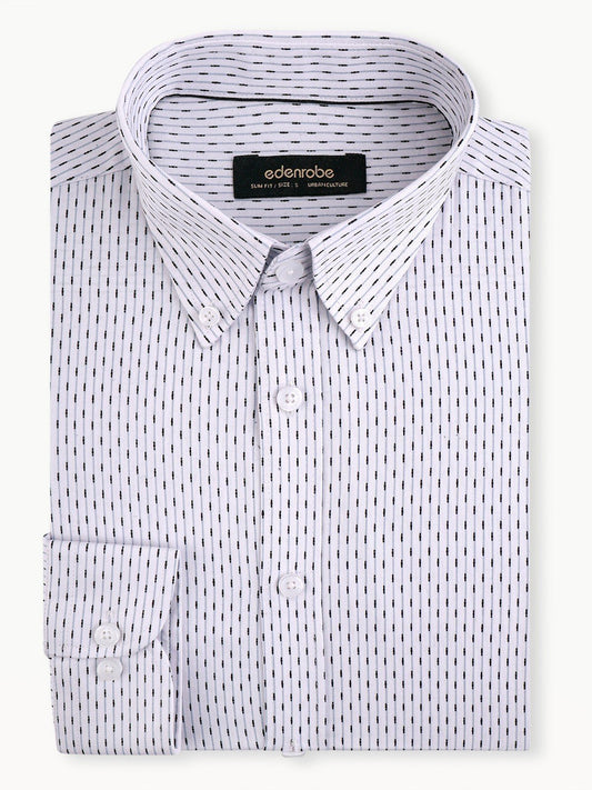 Edenrobe - Men's White Shirt - EMTSUC22-171
