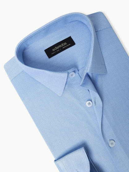 Edenrobe - Men's Sky Blue Shirt - EMTSUC22-173