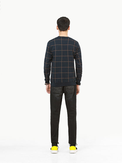 Edenrobe - Men's Dark Navy SweatShirt - EMTSS22-001